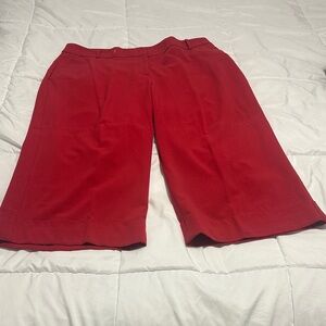 Lane Bryant Red Wide Leg Culottes